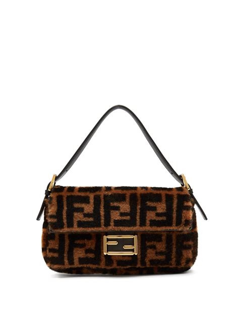 fendi sherling bag|Fendi black handbags.